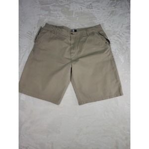 Phat Farm Mens Shorts Size 44 Khaki Beige Pockets Casual 6 pockets